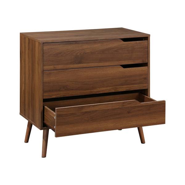 Kommode Nepal Braun - Holz teilmassiv - 40 x 80 x 80 cm