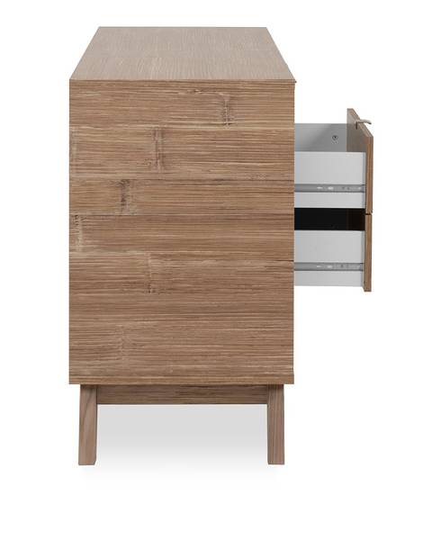 TV-Möbel BUDAPEST Braun - Holzwerkstoff - 40 x 70 x 140 cm