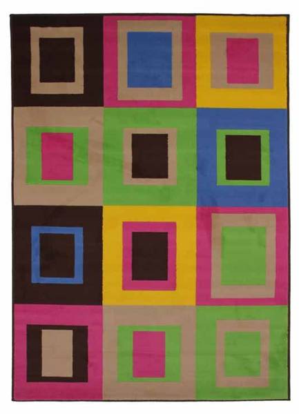 Teppich LEGO Weiß - Textil - 140 x 200 x 200 cm