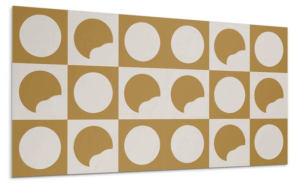 Klebepaneele Kreis Fragment 100 x 50 cm
