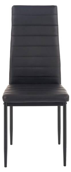 Stuhl ZET K70 Schwarz - Kunstleder - 40 x 97 x 49 cm