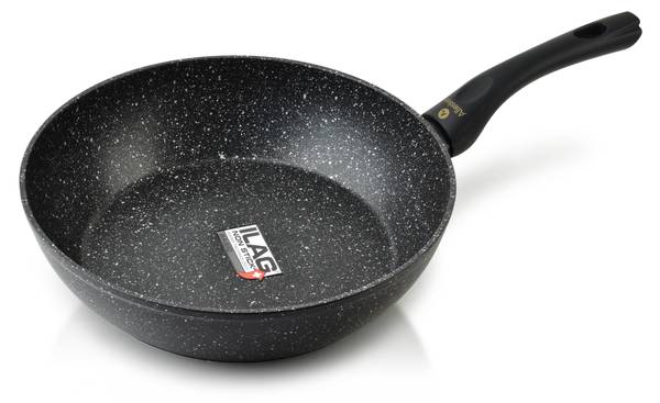 Schmorpfanne PARSLEY Schwarz - Metall - 47 x 8 x 8 cm