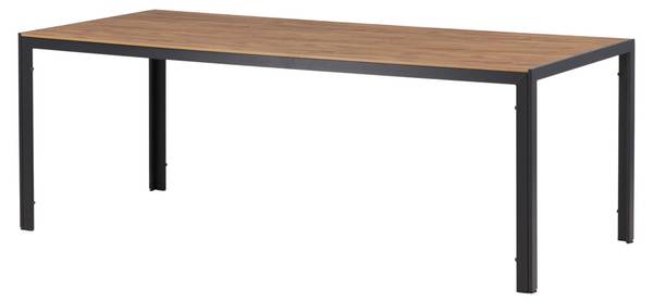 Gartenesstisch BREAK Braun - Metall - 90 x 74 x 205 cm