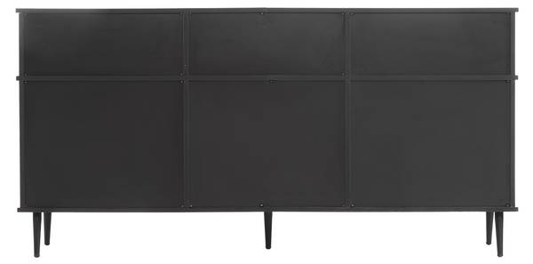 Sideboard EveNatur Ⅲ Schwarz - Stahl - 160 x 80 x 40 cm