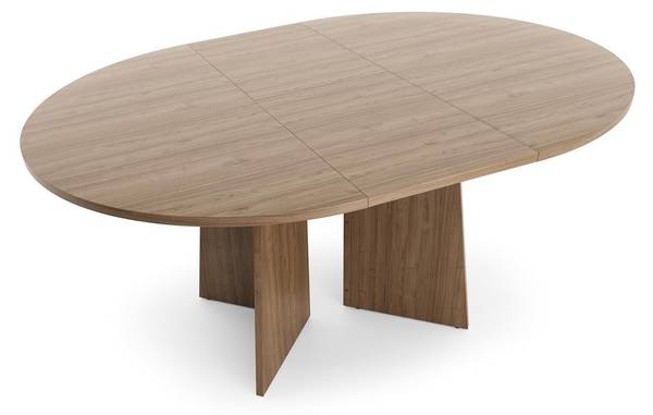 Eettafel AURENA bruin - plaatmateriaal op houtbasis - 160 x 76 x 120 cm