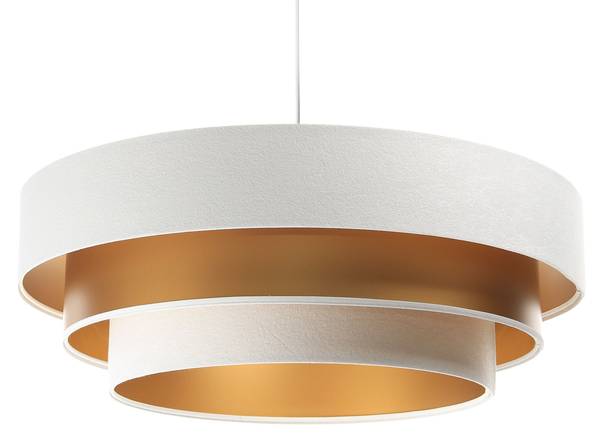 Hängeleuchte Triniti Bright Gold - Weiß