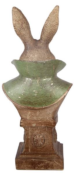 Dekorationsfigur Kaninchen 90304 Gold - Kunststoff - 8 x 26 x 12 cm