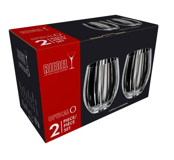 Longdrinkglas Optical O 2er Set Glas - 10 x 12 x 10 cm