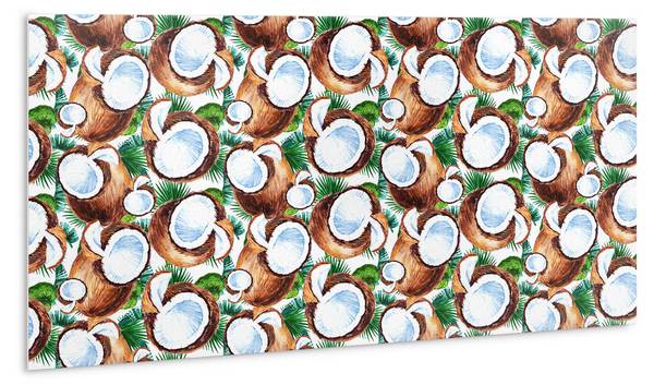 Zelfklevend Wandpaneel Nux polyester-PVC - 100 x 50 x 1 cm