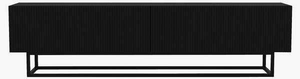 TV-Lowboard Verpsboga II Schwarz - Breite: 180 cm