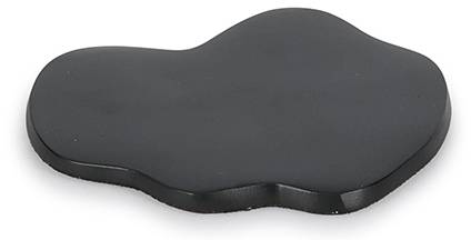 Untersetzer Charm - 4er-Set Schwarz - Metall - 10 x 1 x 10 cm