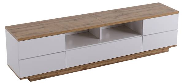 TV-laagplank LucyNatur Ⅱ beige - plaatmateriaal op houtbasis - 38 x 41 x 180 cm