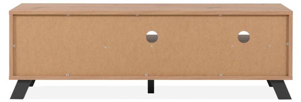 TV-Board Medan 3406 Braun - Holzwerkstoff - 44 x 138 x 40 cm