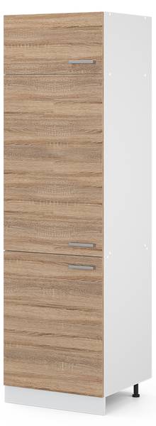 Keukenfront R-Line 29602 bruin - plaatmateriaal op houtbasis - 60 x 196 x 2 cm