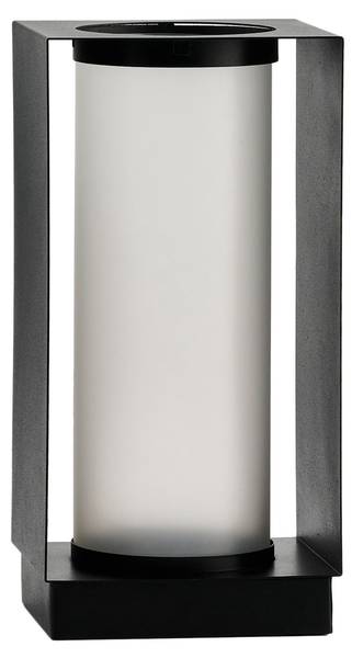 Kerzenständer Abis Schwarz - Metall - 13 x 30 x 15 cm