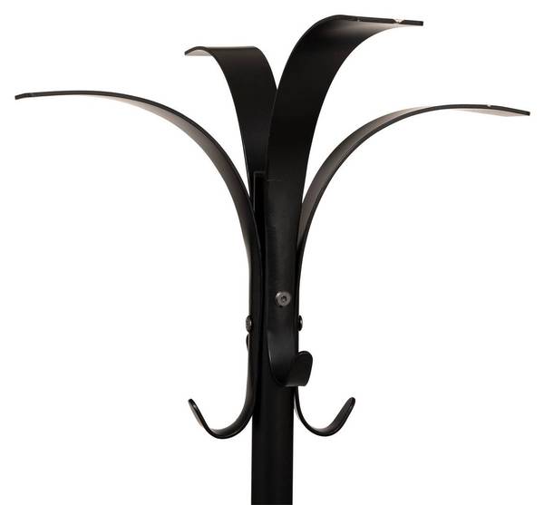 Garderobenständer STRONGY Schwarz - Stein - 32 x 175 x 32 cm
