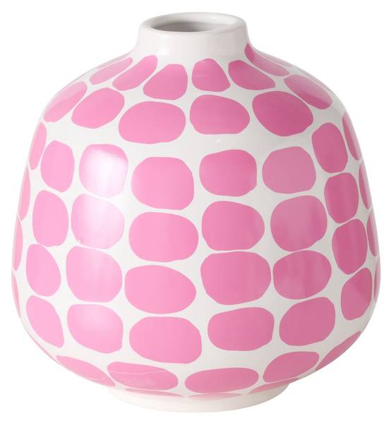 Vase Bliss Pink - Keramik - 18 x 18 x 18 cm