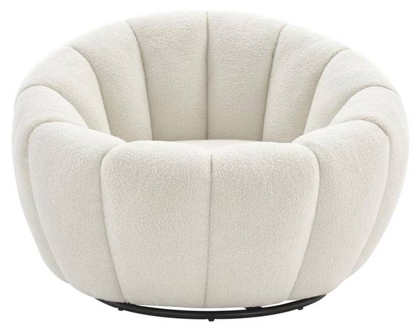 Sessel mit gerader Rückenlehne COSSATO Weiß - Textil - 96 x 65 x 96 cm