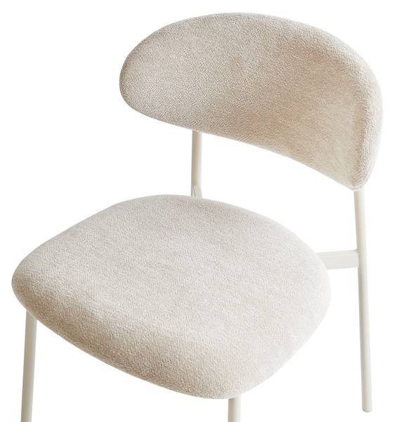 Stuhl COWLEY 2-tlg Beige - Textil - 46 x 76 x 51 cm