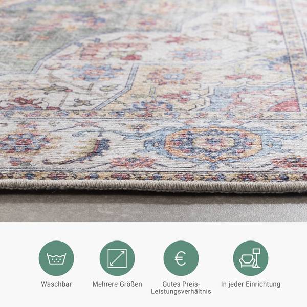 Teppich Domingo Mandala Grün