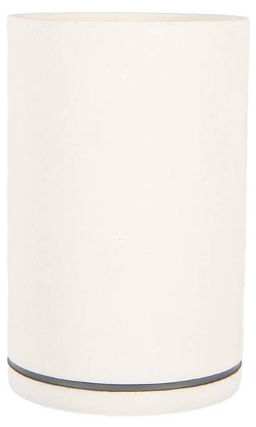 Zahnbürstenhalter MODERN CHIC Weiß - Kunststoff - 8 x 13 x 8 cm