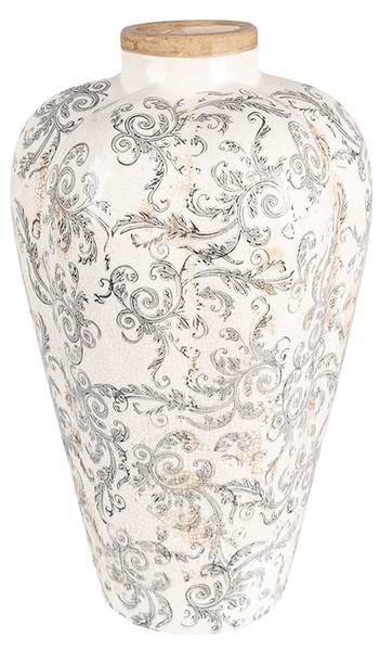 Vase Adrian Beige - Keramik - 24 x 40 x 24 cm