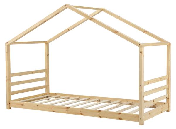 Kinderbett Vardø mit Matratze 200 x 142 x 90 cm