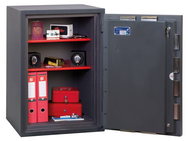 Sicherheitstresor HS9073E Grau - Stahl - 69 x 102 x 69 cm