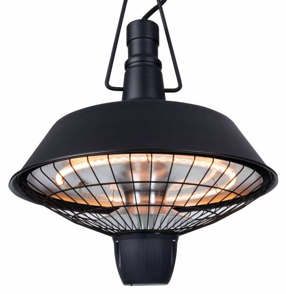 Chauffage suspendu 420296 Noir - Aluminium - Acier - 36 x 48 x 36 cm