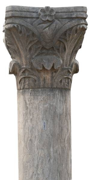 Säule IMPERIUM Grau - Stein - 48 x 245 x 48 cm
