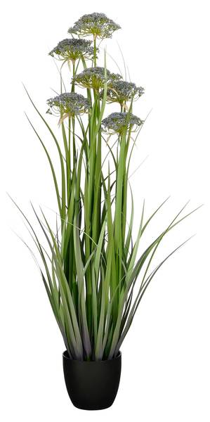 Kunstpflanze Siergras Violett - 35 x 120 x 35 cm