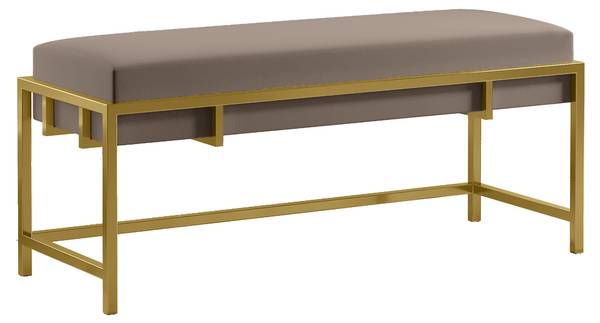 Sitzbanke LAMO 80 Braun - Dunkelgrau - Gold - Grau