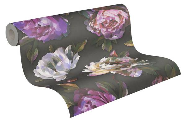 Vliestapete 396091-GU Schwarz - Kunststoff - 53 x 1 x 1005 cm