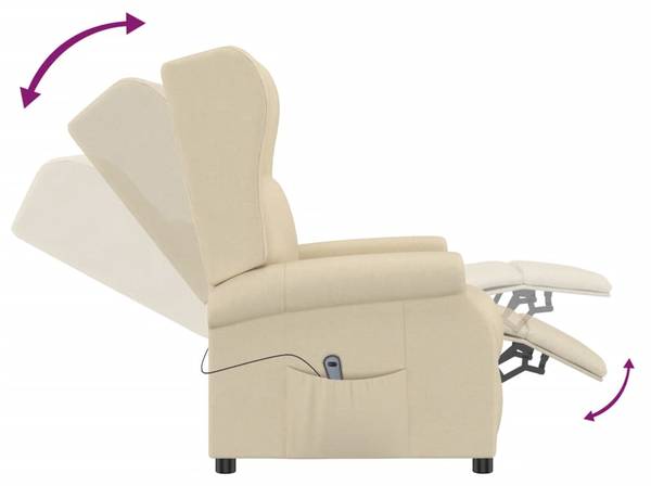 Relaxsessel 3013253 Weiß - Polyester - Eisen - 73 x 103 x 95 cm