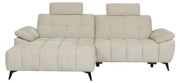 Ecksofa Colorado mit Relaxfunktion Links Beige