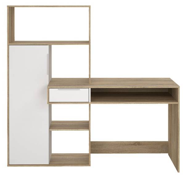 Bureau FUNCTION zwart - plaatmateriaal op houtbasis - 61 x 156 x 163 cm