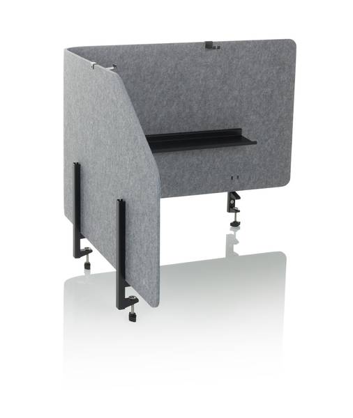 Tischtrennwand FLEXMIUT T TOP Grau - Polypropylen - 1 x 50 x 160 cm