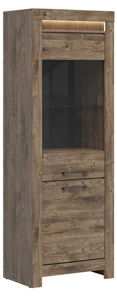 Vitrine Amaury Braun - Holzwerkstoff - 70 x 200 x 45 cm