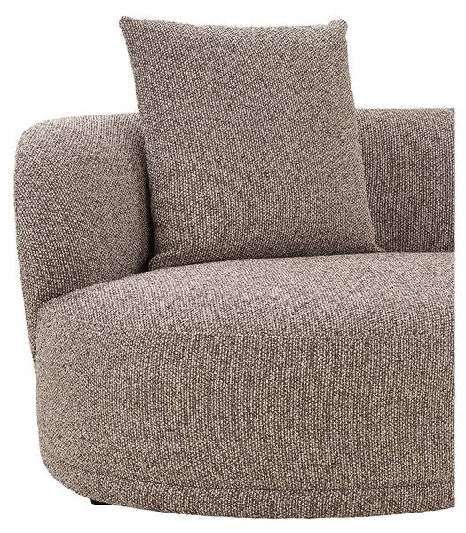 Sofa Kingston Braun - Holz teilmassiv - 256 x 69 x 148 cm