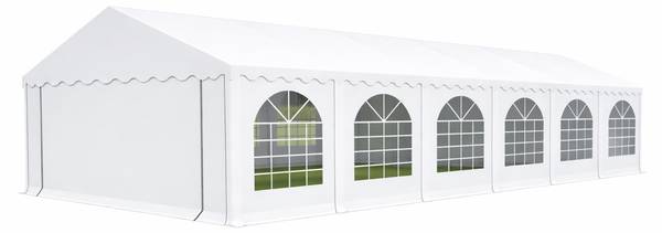 Partytent MILAAN wit - kunststof - 500 x 200 x 1200 cm
