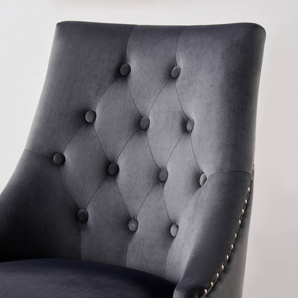 Esszimmerstuhl Windsor 2-teilig Grau