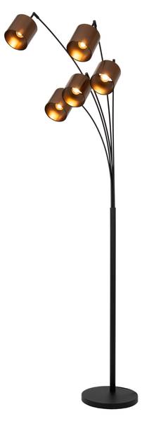 Lampadaire RANKOS Noir - Acier - ABS - 72 x 200 x 30 cm