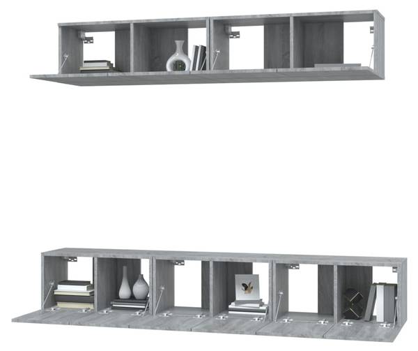 TV-Schrank 5er Set D934 Grau