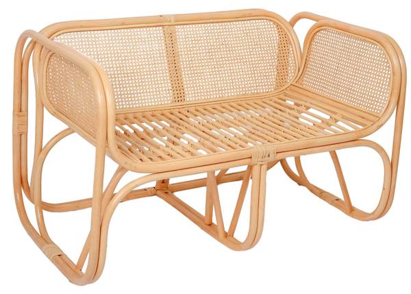 Sofa MOROTAI Braun - Rattan - 117 x 71 x 73 cm