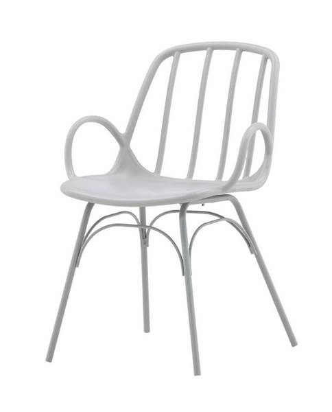 Esszimmerstuhl Dyrön 4er Set Grau - Polypropylen - 55 x 81 x 59 cm