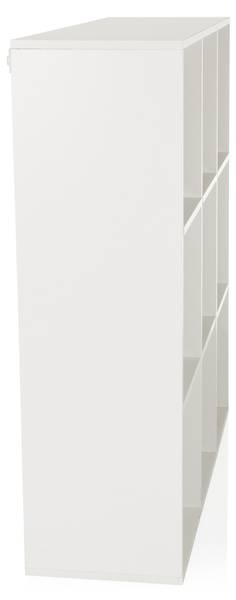 Regal BJORKE Weiß - Holzwerkstoff - 98 x 100 x 30 cm