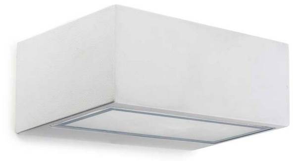 Applique Murale Nemesis Blanc - Verre - 17 x 7 x 11 cm