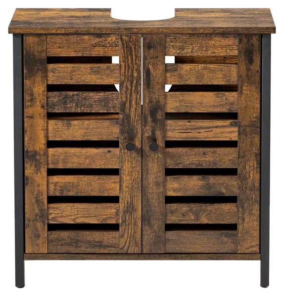 Waschbeckenunterschränke Hanis Braun - Kunststoff - 39 x 20 x 70 cm