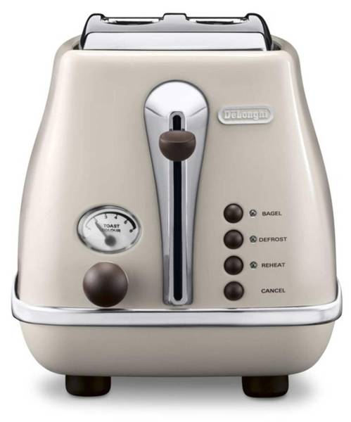 Toaster Icona Vintage Schwarz - Metall - 30 x 25 x 30 cm