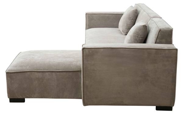 Ecksofa Alphy Taupe